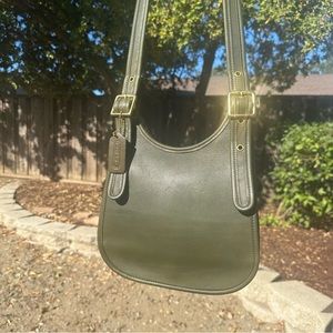 Vintage Coach Olive Green Faith’s Legacy Crossbody 9949
